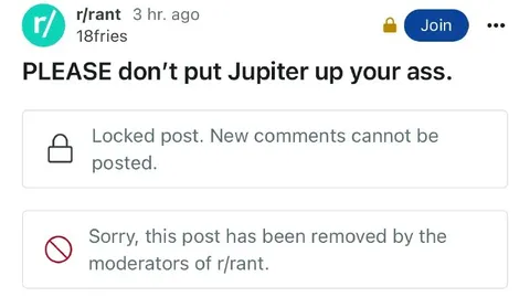 Please Don’t Put Jupiter Up Your Ass