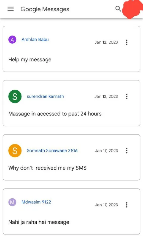 Average Google Support Thread