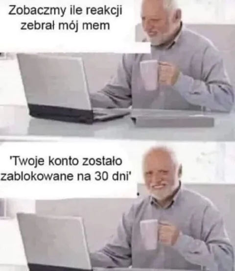 Konto zablokowane na 30 dni