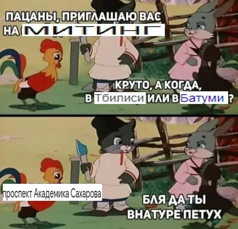 Пацаны, приглашаю на митинг