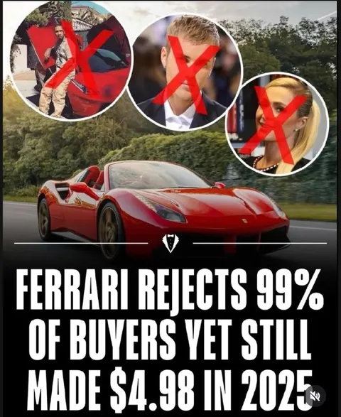 Ferrari Rejects 99% of Buyers