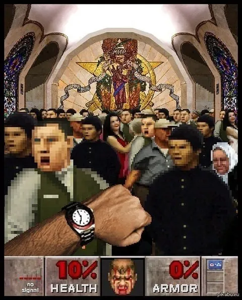 Doom Punches Through Church Crowd