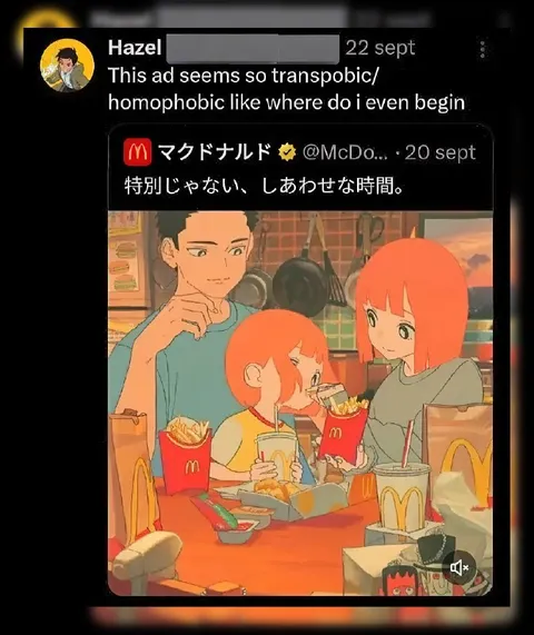 Transphobic McDonald's Ad