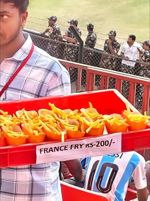 France Fry Price Sign