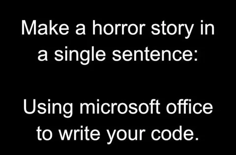 Microsoft Office Code Horror