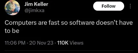 Computers Are Fast