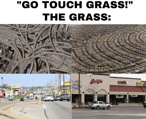 Go Touch Grass in Suburbia