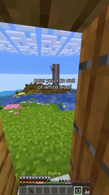 POV You Ran Out of White Wool