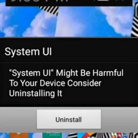 System UI Might Be Harmful