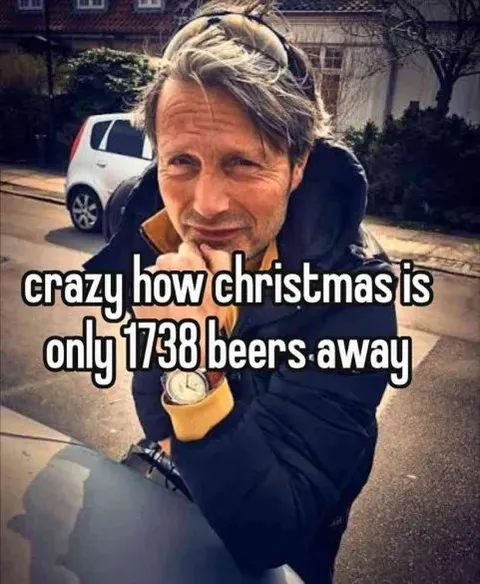 Christmas Is 17:38 Beers Away