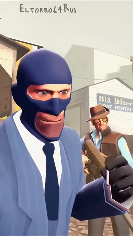 Команда TF2 танцует с тюленем