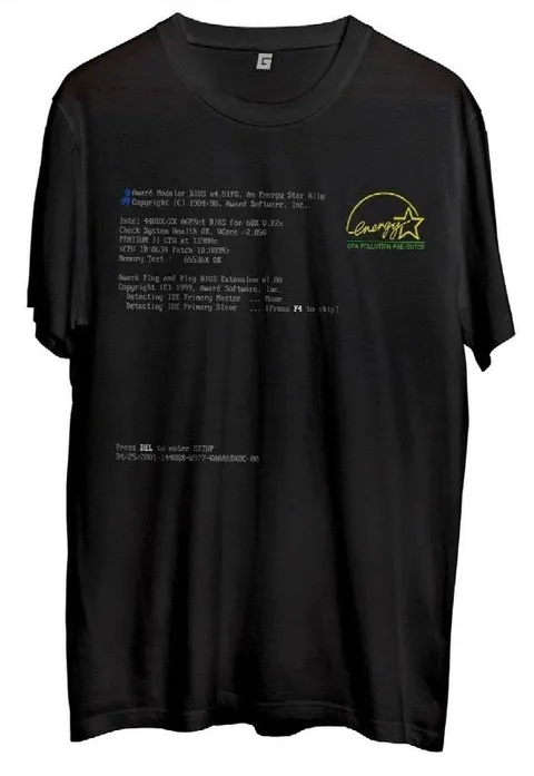BIOS Boot Screen T-Shirt