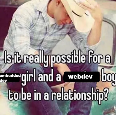 Embedded Dev and Webdev Relationship