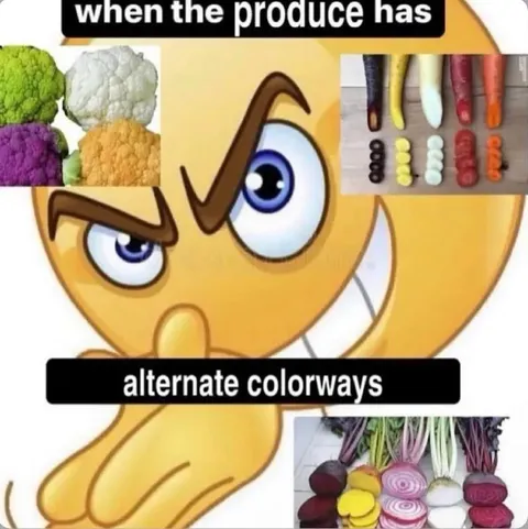 When Produce Has Alternate Colorways