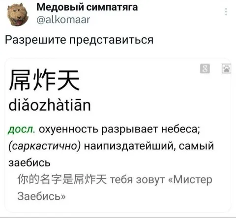 Разрешите представиться, Мистер Заебись
