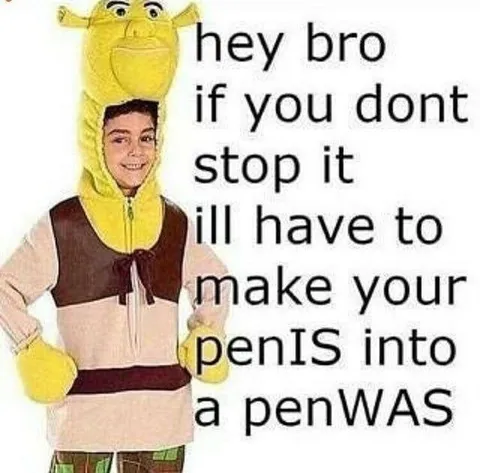 Shrek Turns Penis Into Penwas