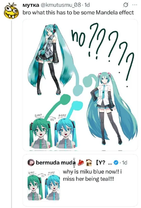 Why Is Miku Blue Now