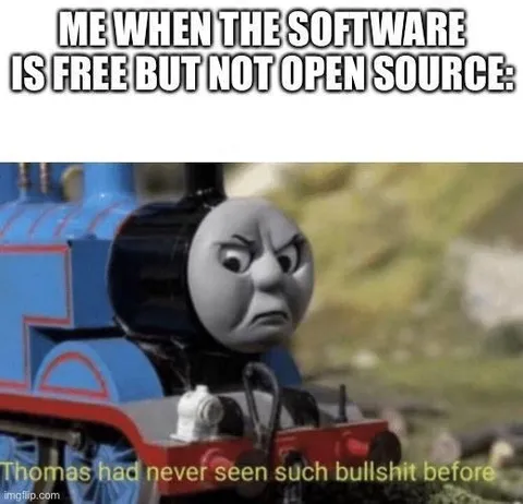 Free but Not Open Source