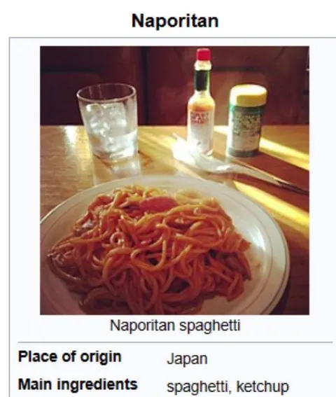 Napolitan Spaghetti from Japan