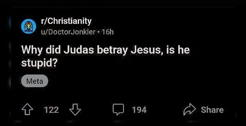 Why Did Judas Betray Jesus?
