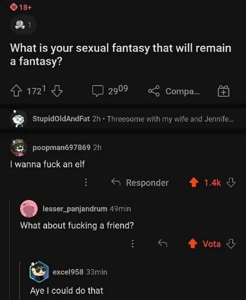 I Wanna Fuck an Elf