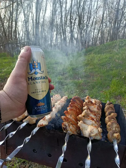 Beer and Shashlik in the Forest