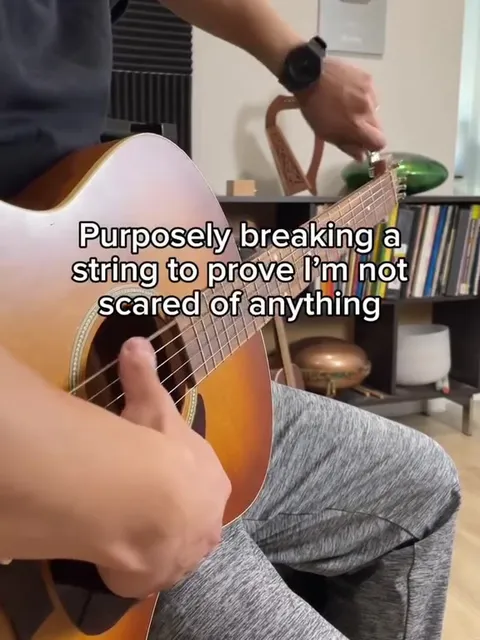 Purposely Breaking a Guitar String