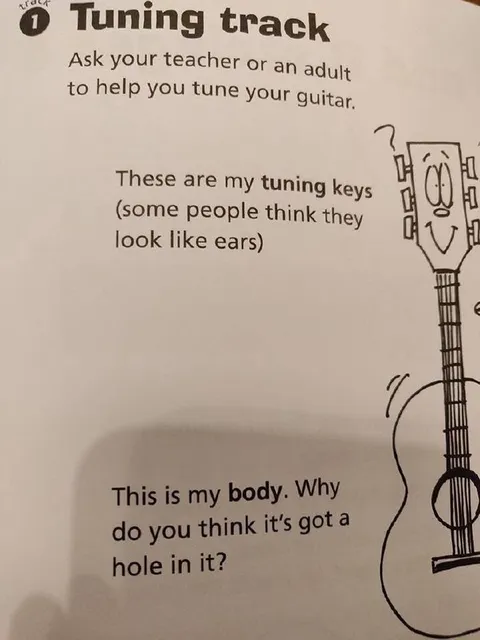 Guitar Body Has a Hole