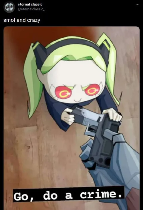 Smol Miku Does a Crime