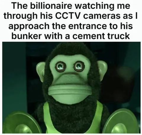 Billionaire Watching the Cement Truck