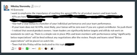 Corporate KPI Threats
