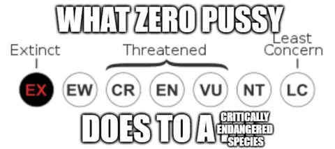 What Zero Pussy Does to Endangered Species