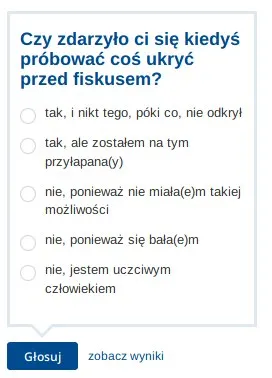Próba ukrycia się przed fiskusem