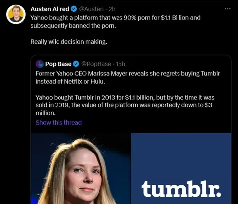 Yahoo's Billion-Dollar Tumblr Mistake