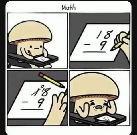 Mushroom Struggles With Math