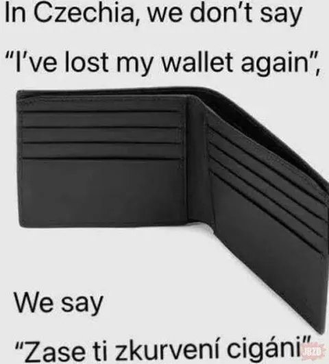 Czech Wallet Blame Joke