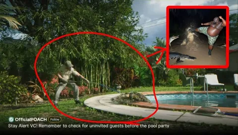 Uninvited Guest at the Pool Party