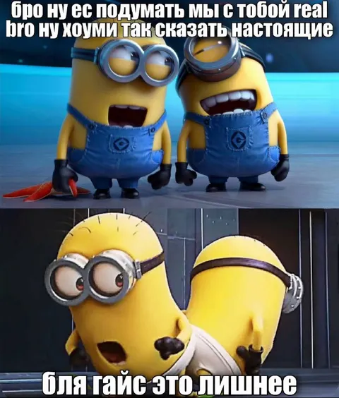 Бро, мы с тобой настоящие