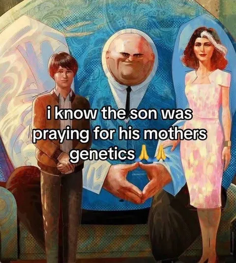 Praying for His Mother's Genetics