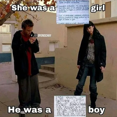 She Was a Girl, He Was a Boy
