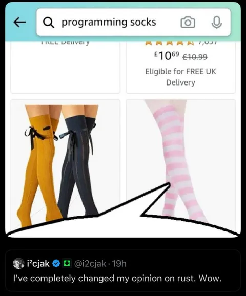 Programming Socks Change Opinion