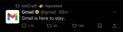 Gmail Is Here to Stay