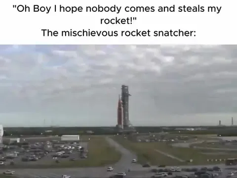 The Mischievous Rocket Snatcher