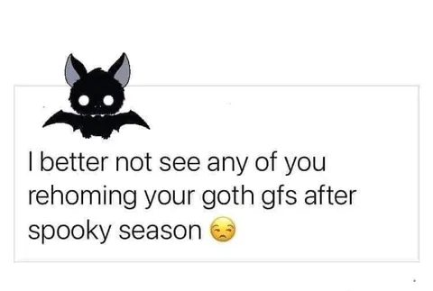 Goth Girlfriends After Spooky Season