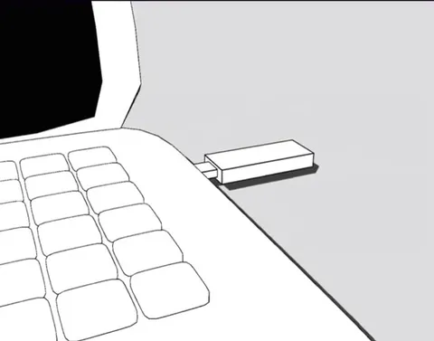 HDMI-кабель врывается в порт