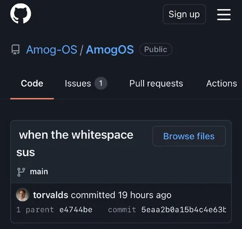 When the Whitespace Is Sus