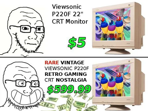 Vintage CRT Monitor Price Inflation