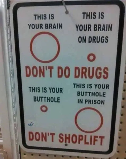 Brain and Butthole Comparison Sign