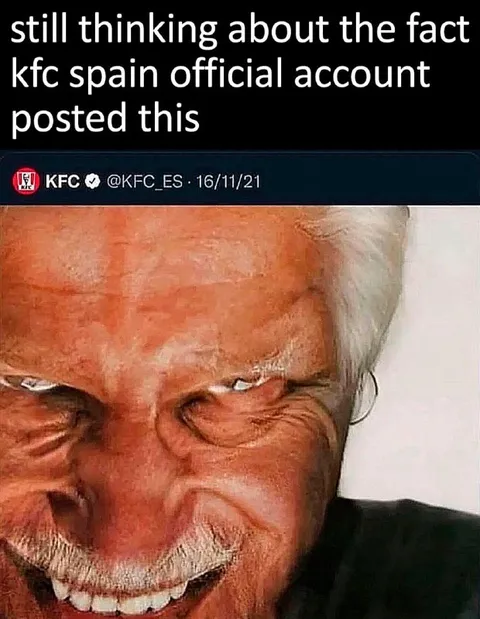 KFC Spain Posted This