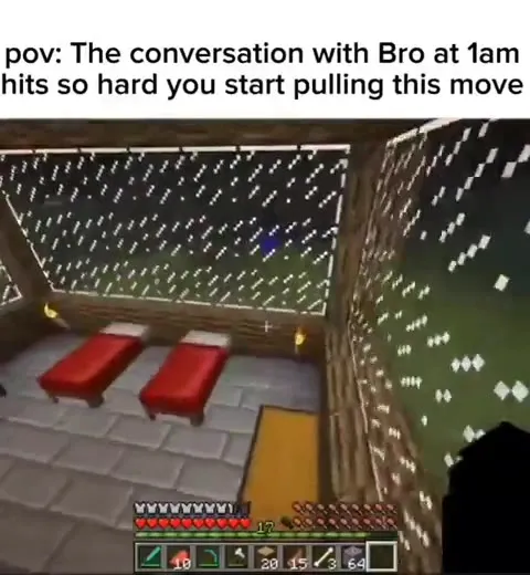 Conversation With Bro Hits Hard